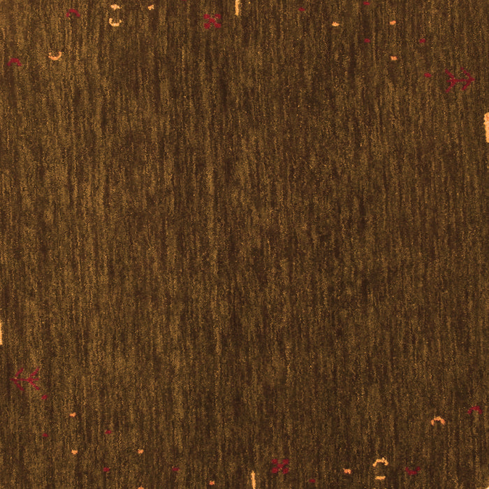 Round Machine Washable Abstract Orange Contemporary Area Rugs, wshcon1075org