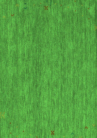 Abstract Green Contemporary Rug, con1076grn