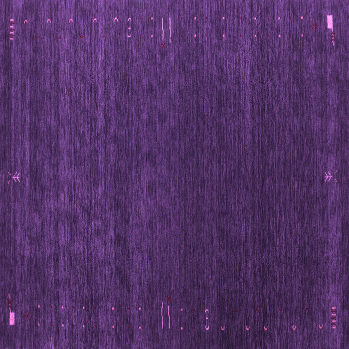 Square Abstract Purple Contemporary Rug, con1077pur