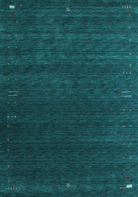 Abstract Light Blue Contemporary Rug, con1077lblu