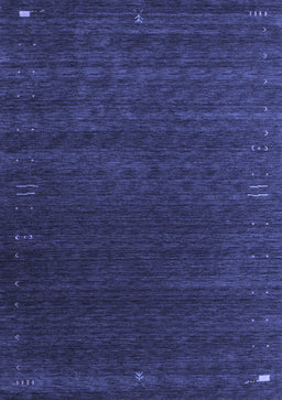 Abstract Blue Contemporary Rug, con1077blu