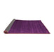 Sideview of Abstract Pink Contemporary Rug, con1077pnk