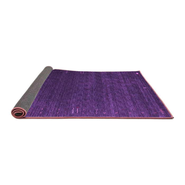 Sideview of Abstract Purple Contemporary Rug, con1077pur