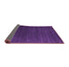 Sideview of Abstract Purple Contemporary Rug, con1077pur