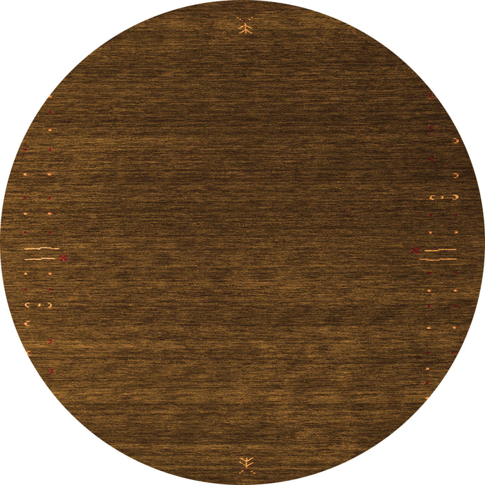 Square Abstract Orange Contemporary Rug, con1077org