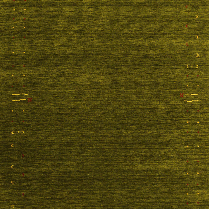 Machine Washable Abstract Yellow Contemporary Rug, wshcon1077yw