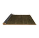 Sideview of Abstract Brown Contemporary Rug, con1077brn