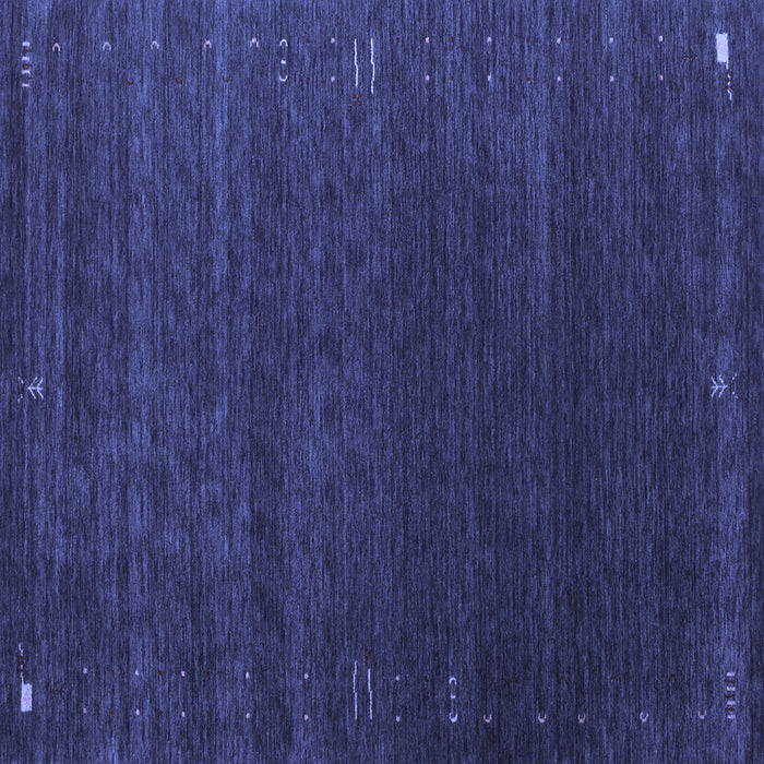 Square Machine Washable Abstract Blue Contemporary Rug, wshcon1077blu