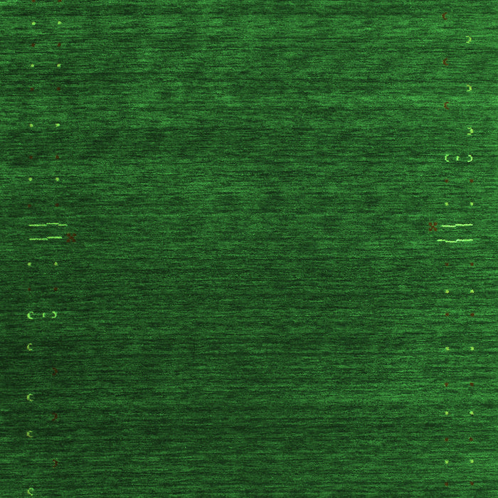 Serging Thickness of Machine Washable Abstract Green Contemporary Area Rugs, wshcon1077grn