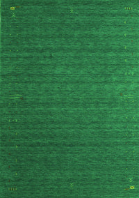 Abstract Green Contemporary Rug, con1078grn