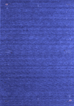 Abstract Blue Contemporary Rug, con1078blu