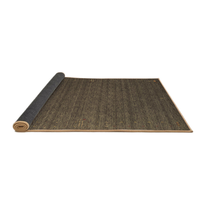 Sideview of Abstract Brown Contemporary Rug, con1078brn