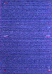 Abstract Purple Contemporary Rug, con1078pur