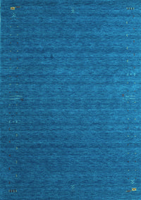 Abstract Light Blue Contemporary Rug, con1078lblu