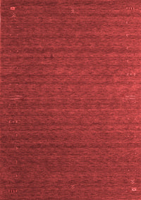 Abstract Red Contemporary Rug, con1078red