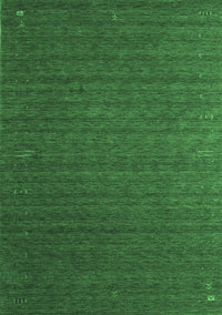 Abstract Emerald Green Contemporary Rug, con1078emgrn