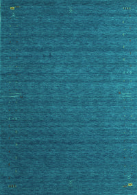 Abstract Turquoise Contemporary Rug, con1078turq