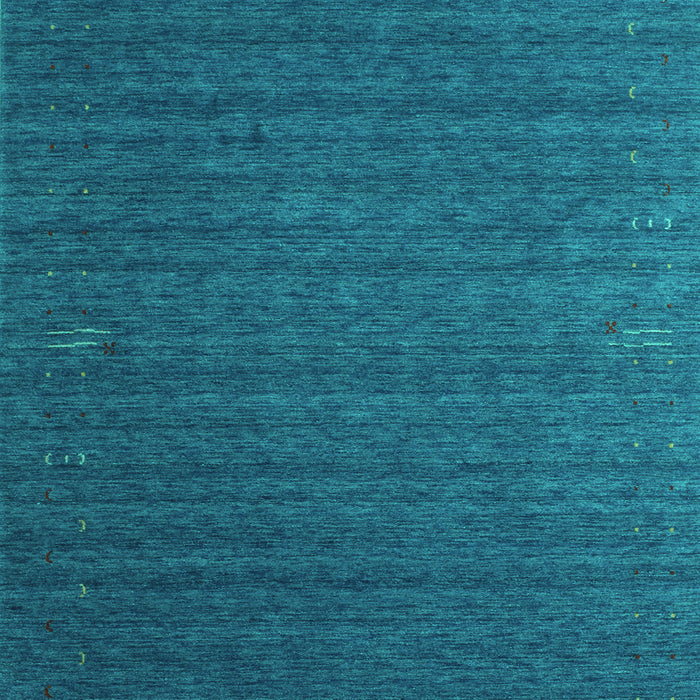 Abstract Turquoise Contemporary Rug, con1078turq