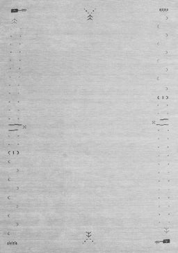 Abstract Gray Contemporary Rug, con1079gry