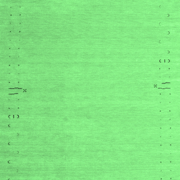 Machine Washable Abstract Emerald Green Contemporary Area Rugs, wshcon1079emgrn