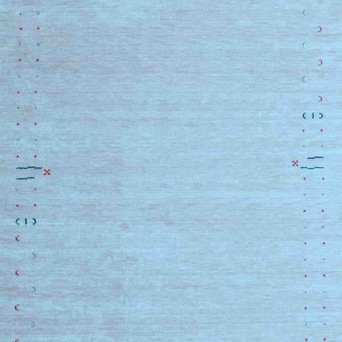 Machine Washable Abstract Light Blue Contemporary Rug, wshcon1079lblu