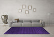 Machine Washable Abstract Purple Contemporary Area Rugs in a Living Room, wshcon107pur