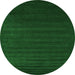 Machine Washable Abstract Green Contemporary Area Rugs, wshcon107grn