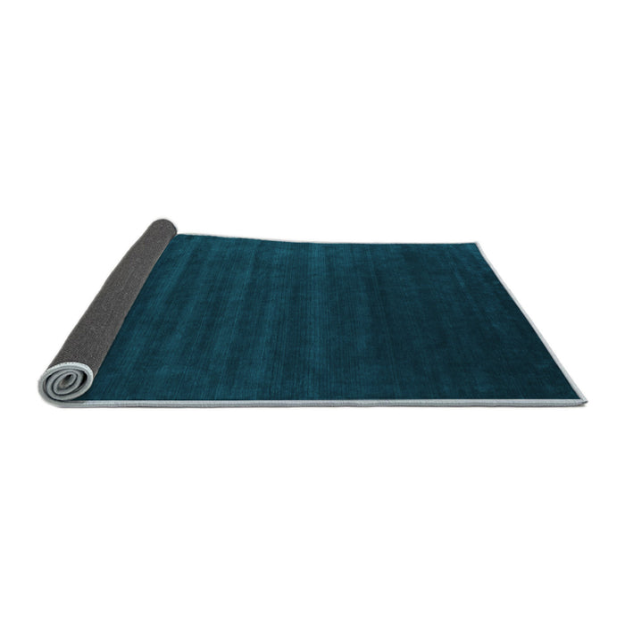 Sideview of Abstract Light Blue Contemporary Rug, con107lblu