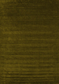 Abstract Yellow Contemporary Rug, con107yw