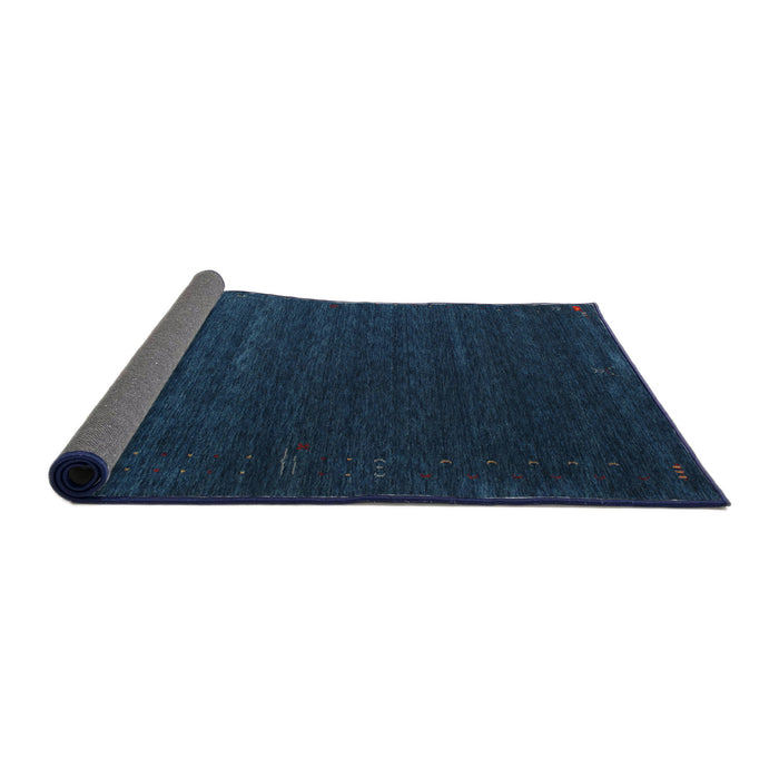 Thickness of Contemporary Blue Modern Rug, con1080