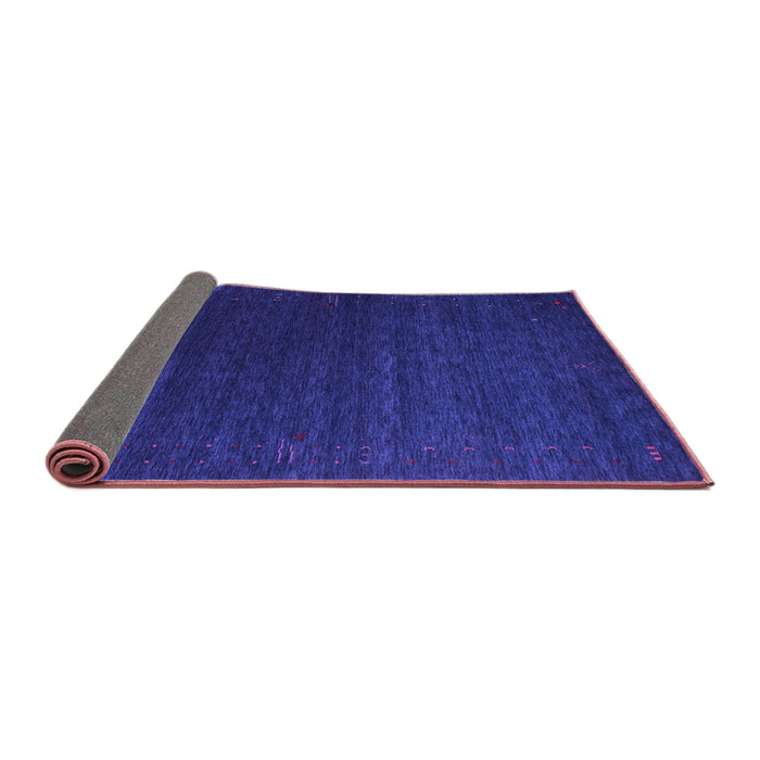 Sideview of Abstract Purple Contemporary Rug, con1080pur