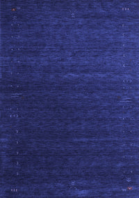 Abstract Blue Contemporary Rug, con1080blu