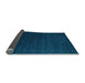 Sideview of Abstract Light Blue Contemporary Rug, con1080lblu