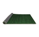 Sideview of Abstract Emerald Green Contemporary Rug, con1080emgrn