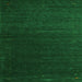 Serging Thickness of Abstract Green Contemporary Rug, con1080grn