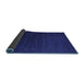 Sideview of Abstract Blue Contemporary Rug, con1080blu