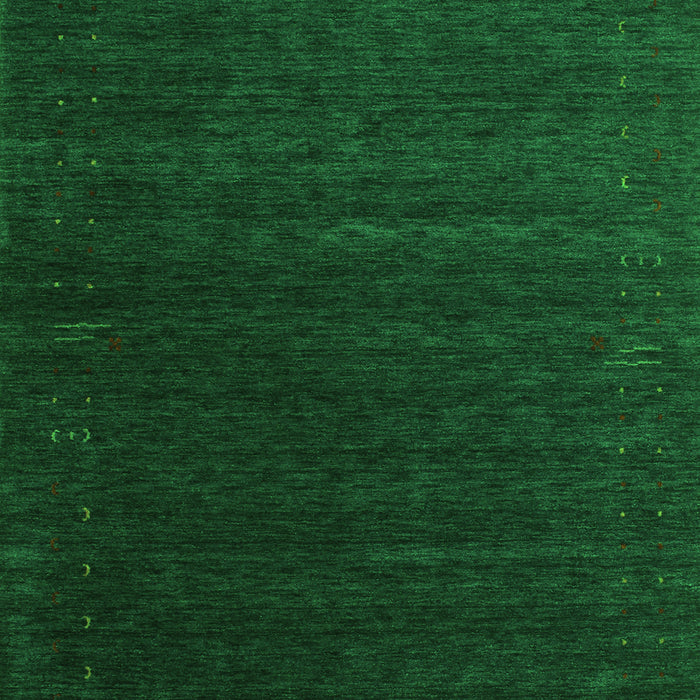 Serging Thickness of Machine Washable Abstract Green Contemporary Area Rugs, wshcon1080grn