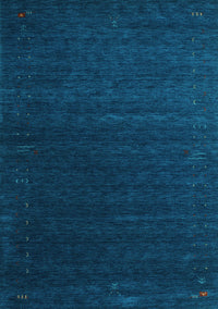 Abstract Light Blue Contemporary Rug, con1080lblu