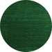 Square Abstract Green Contemporary Rug, con1080grn