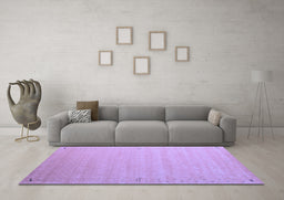 Machine Washable Abstract Blue Contemporary Rug in a Living Room, wshcon1081blu