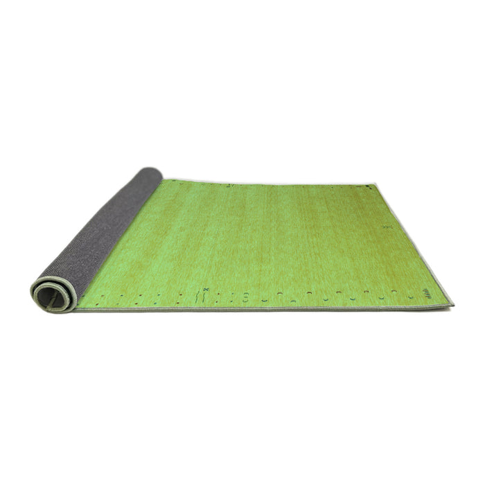 Sideview of Abstract Turquoise Contemporary Rug, con1081turq
