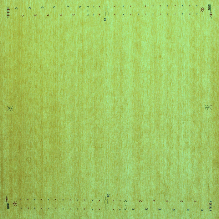 Square Machine Washable Abstract Turquoise Contemporary Area Rugs, wshcon1081turq