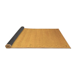 Sideview of Abstract Brown Contemporary Rug, con1081brn