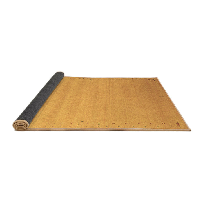 Sideview of Abstract Brown Contemporary Rug, con1081brn