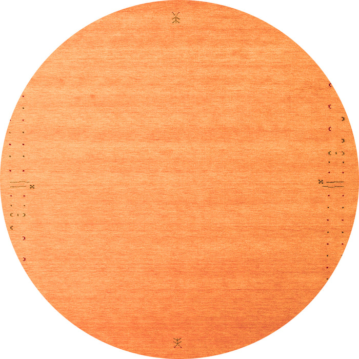 Machine Washable Abstract Orange Contemporary Area Rugs, wshcon1081org
