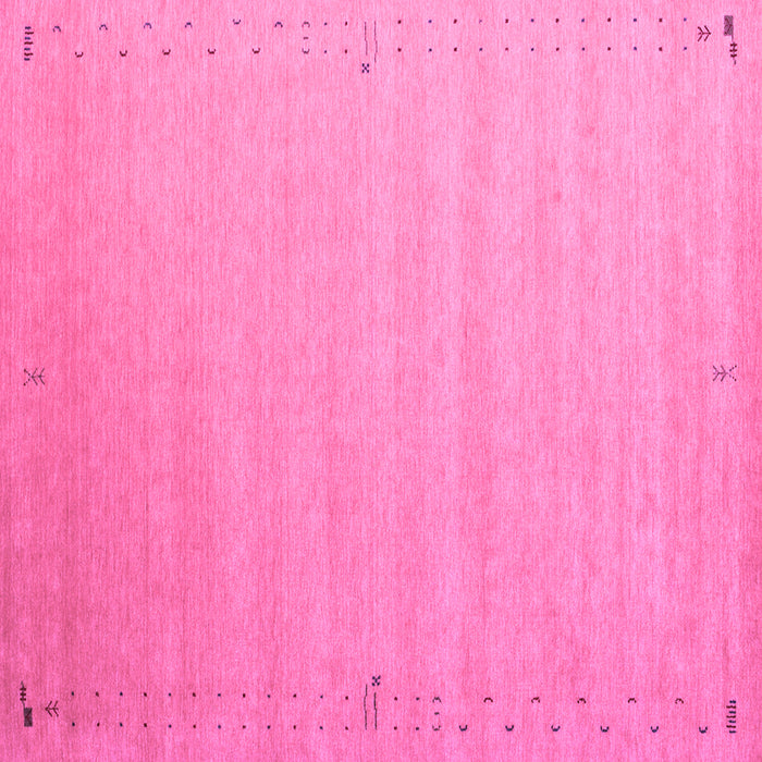 Square Machine Washable Abstract Purple Contemporary Area Rugs, wshcon1081pur