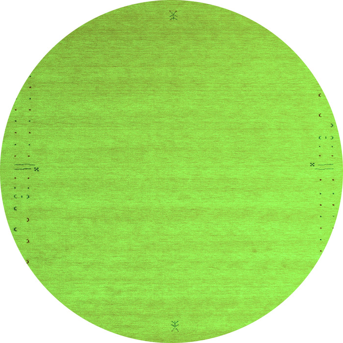 Machine Washable Abstract Green Contemporary Area Rugs, wshcon1081grn