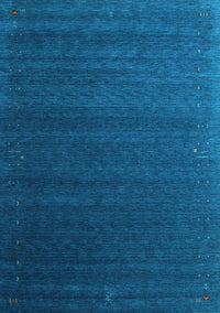 Abstract Light Blue Contemporary Rug, con1082lblu