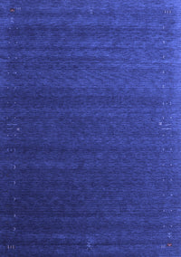 Abstract Blue Contemporary Rug, con1082blu