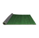 Sideview of Abstract Emerald Green Contemporary Rug, con1082emgrn